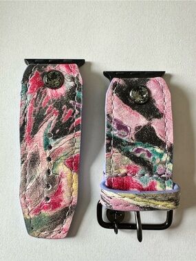 Spark’l Painters Dreamer Watch Band in Pink, Black, Teal